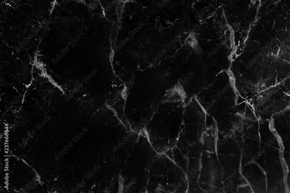 Black marble texture with white veins seamless patterns , interiors tile luxury for background