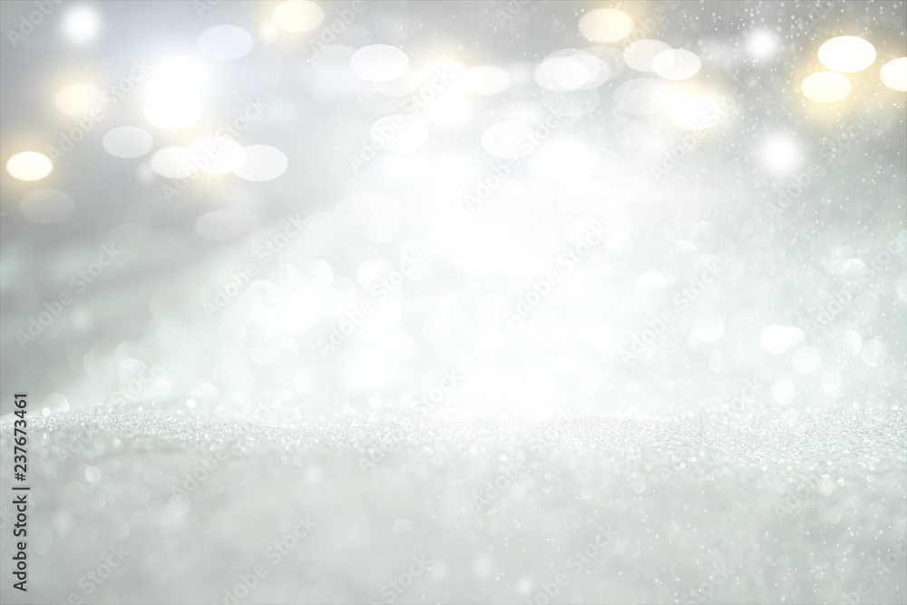 Naklejka premium Silver texture christmas abstract background