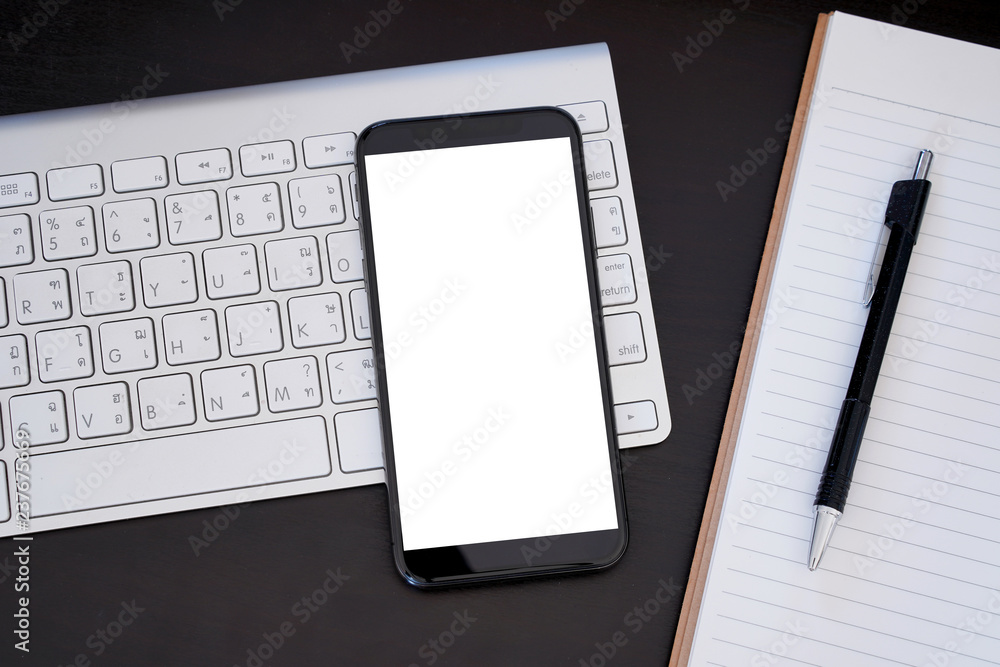 Smart Phone with blank screen phone screen mockup Close up Smart Phone with blank screen phone screen mockup Close up