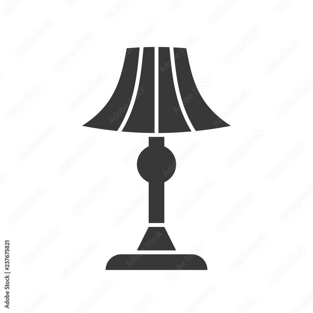 Lantern or lamp vector icon, solid style Lantern or lamp vector icon, solid style