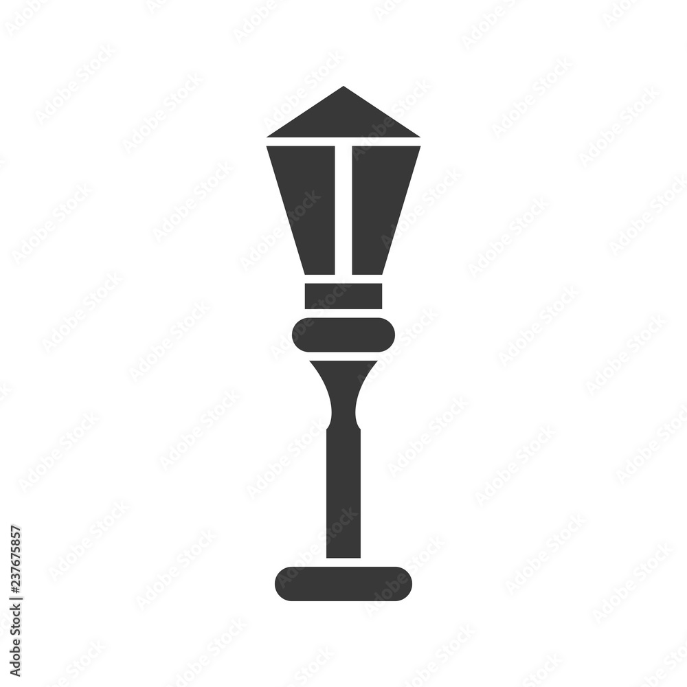 Lantern or lamp vector icon, solid style Lantern or lamp vector icon, solid style