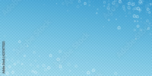 Soap bubbles abstract background. Blowing bubbles 