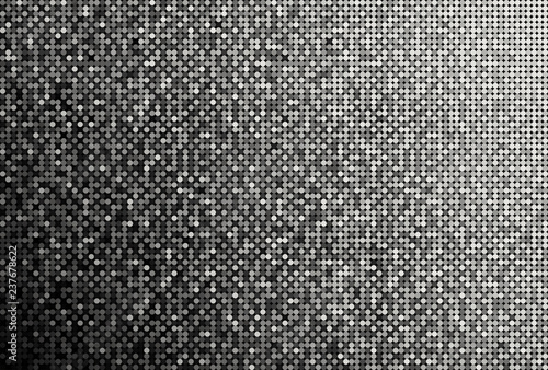 The Banner Silver Sequin. Mosaic Sequins Glitter.