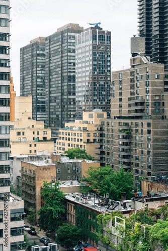 View of buildings in Turtle Bay, Manhattan, New York City photo