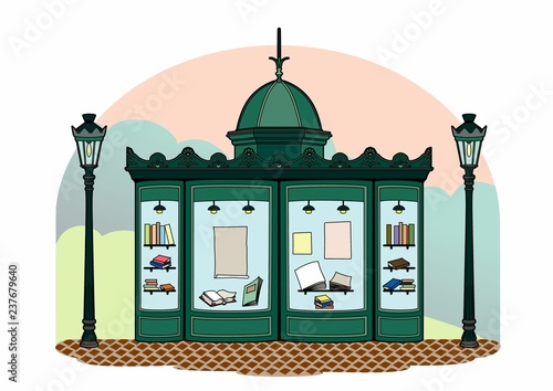 Bookseller kiosk