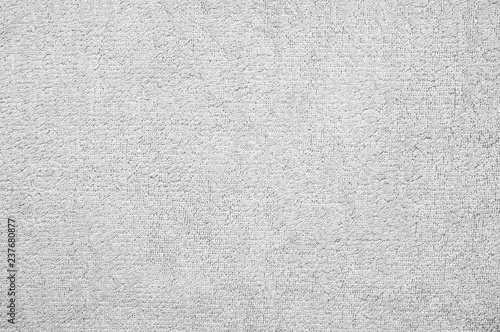 Grey terry cloth texture photo