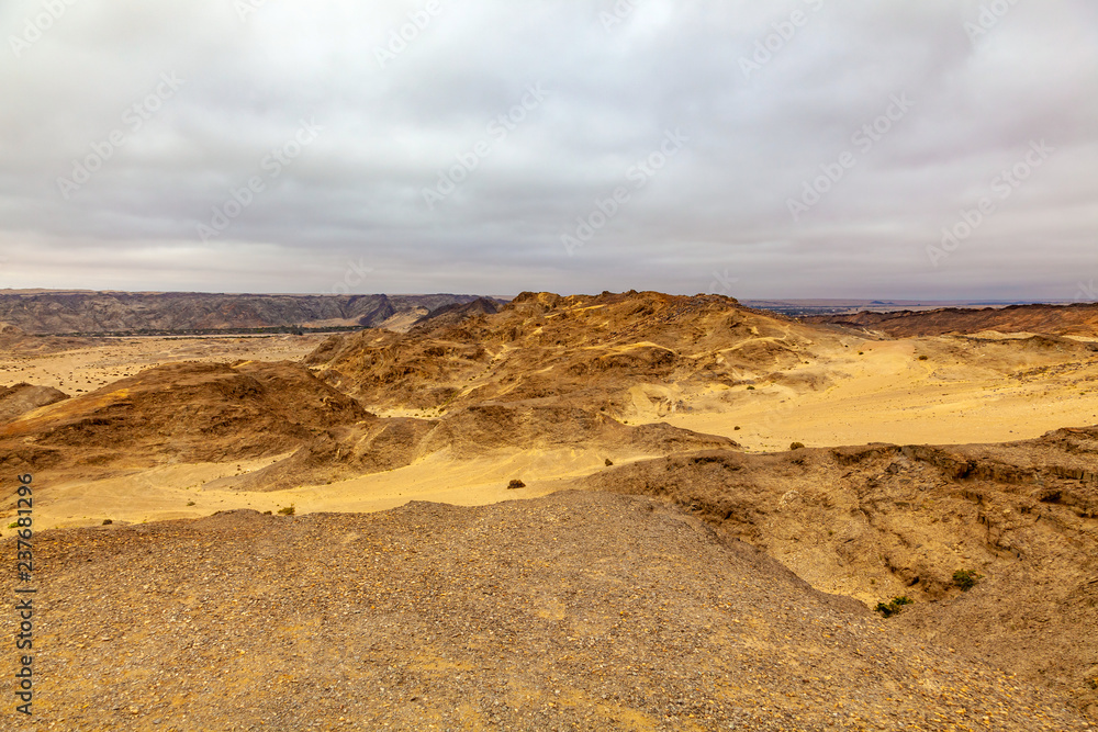Moon Landscape, an area of the Namib Desert on the Namibian Skeleton coast that looks like the moon. Moon Landscape, an area of the Namib Desert on the Namibian Skeleton coast that looks like the moon.