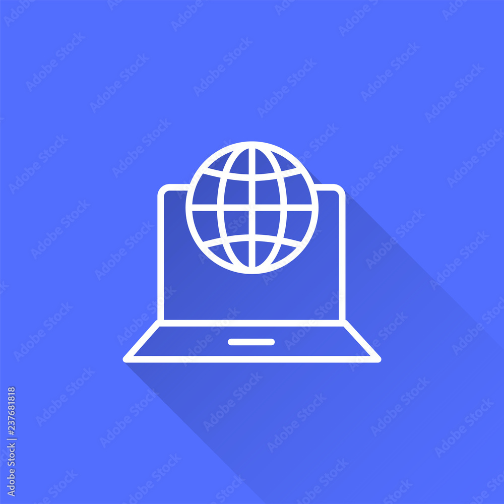 E-learning distance education - vector icon for graphic and web design. E-learning distance education - vector icon for graphic and web design.