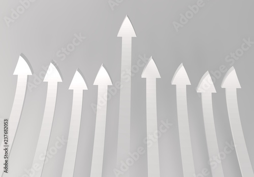 WHITE  arrows on WHITE background	