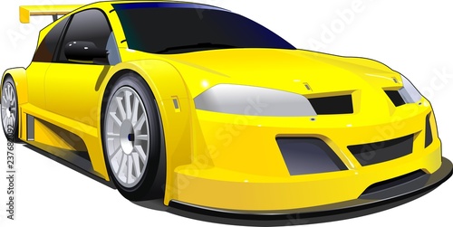 Coche amarillo