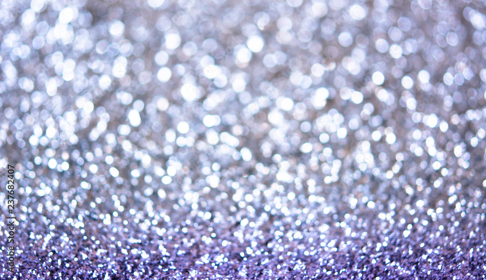Glittering silver blue texture. New year background.