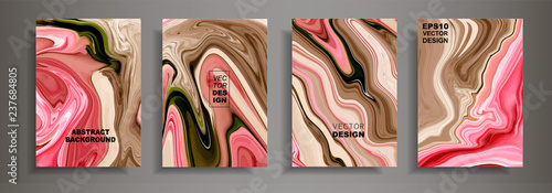 Modern design A4.Abstract marble texture of colored bright liquid paints.Splash acrylic paints.Used design presentations, print,flyer,business cards,invitations, calendars,sites, packaging,cover.