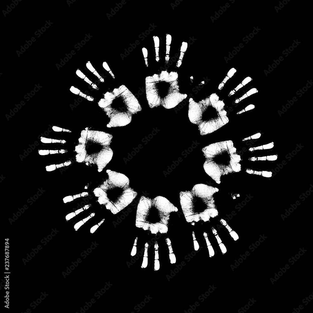 human hand card illustration human hand card illustration