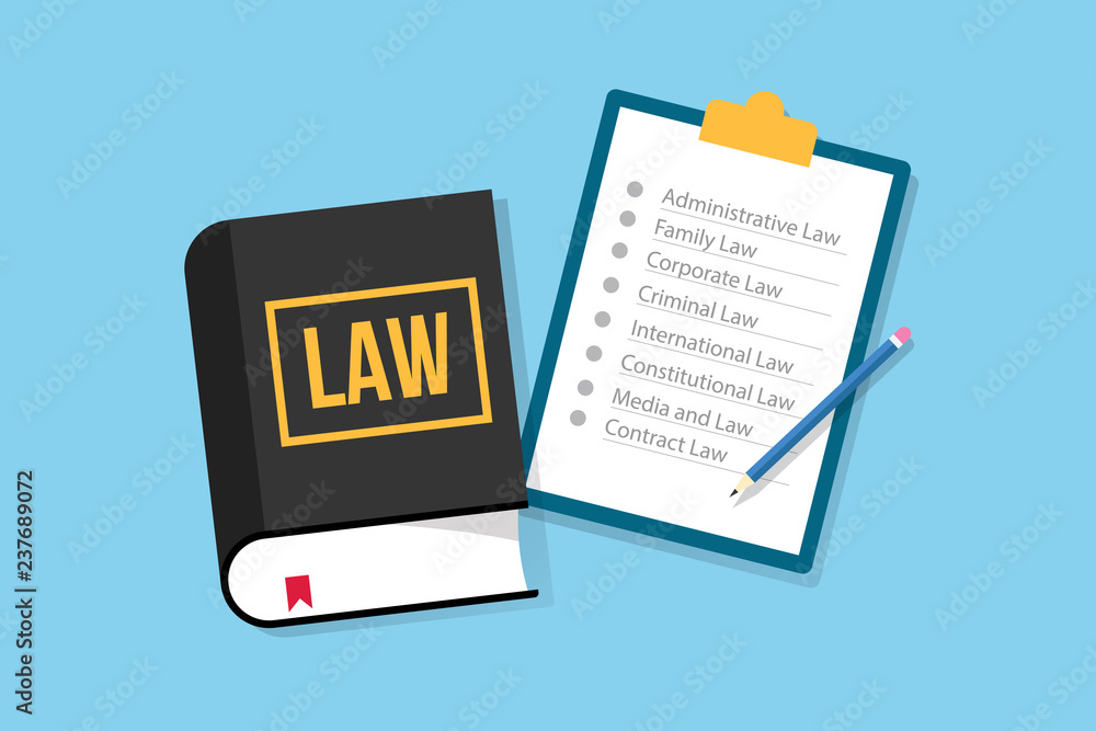 law subject or faculty department university education vector