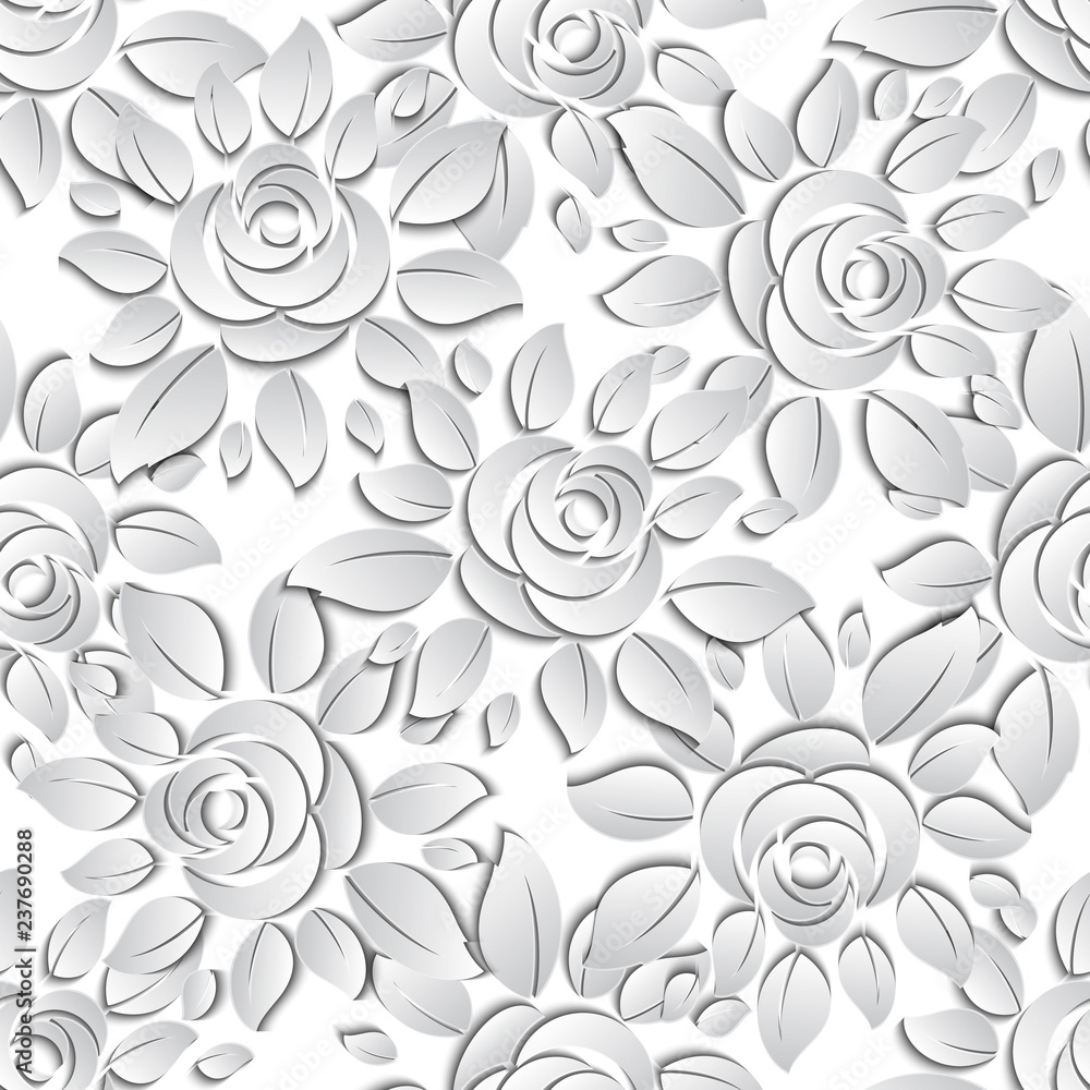 Floral Seamless Pattern Background. Floral Seamless Pattern Background.