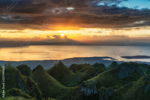Sunset Osmena Peak Cebu Philippines