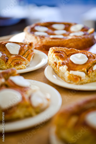 Almond Marzipan Butterring Cake photo