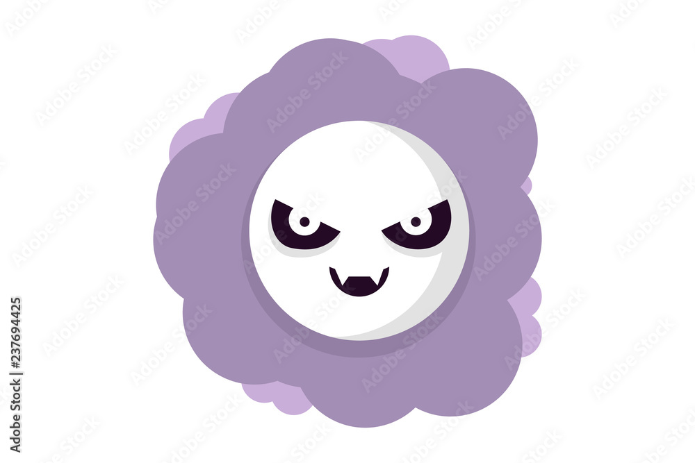Evil spirit a Ghost in the fog Evil spirit a Ghost in the fog