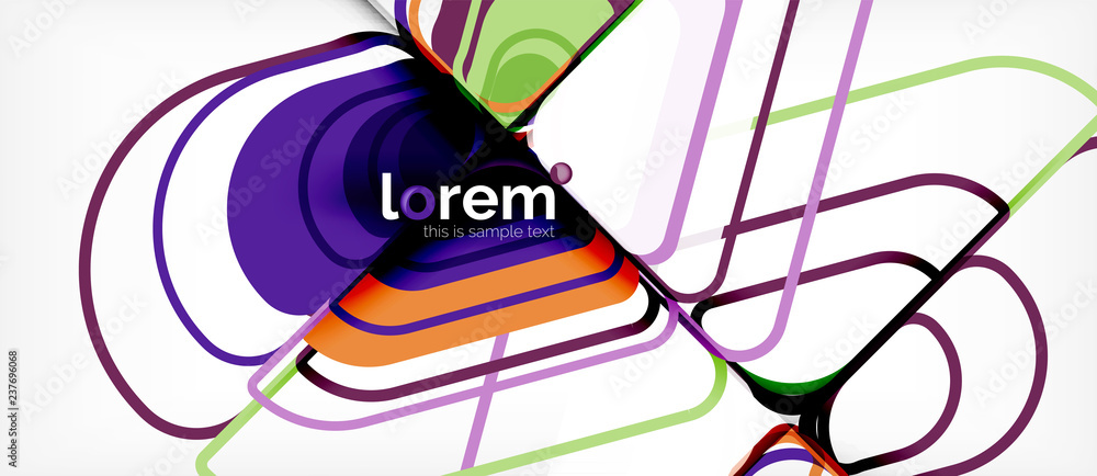 Obraz premium Geometric abstract background