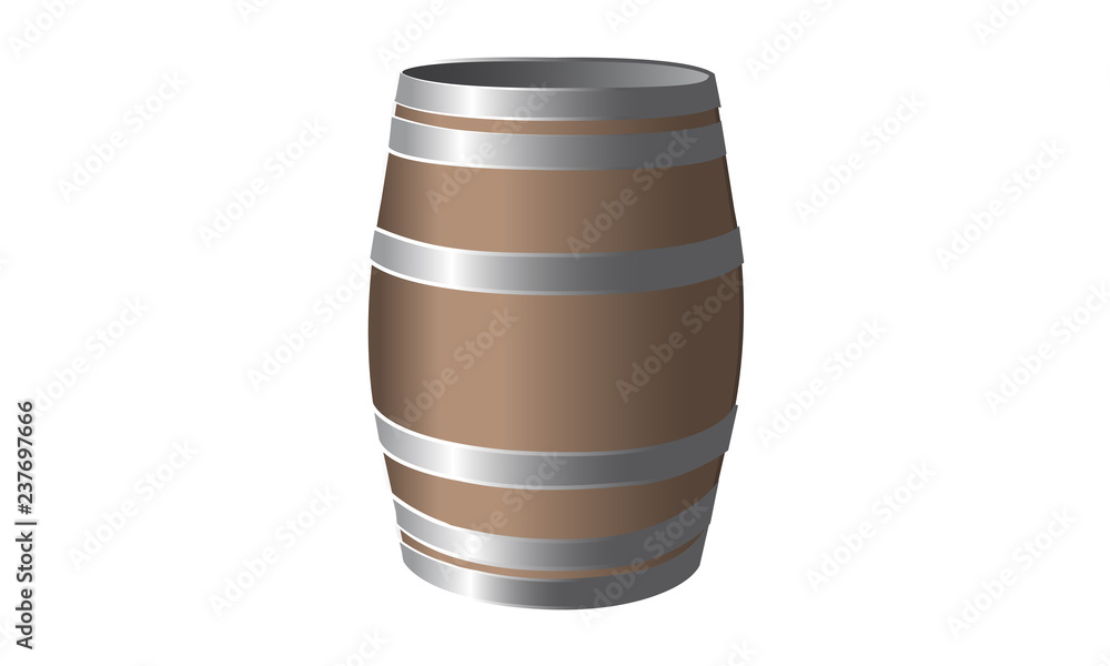Obraz premium Water barrel - simple element - vector illustration