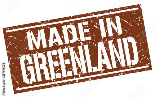 made in Greenland stamp