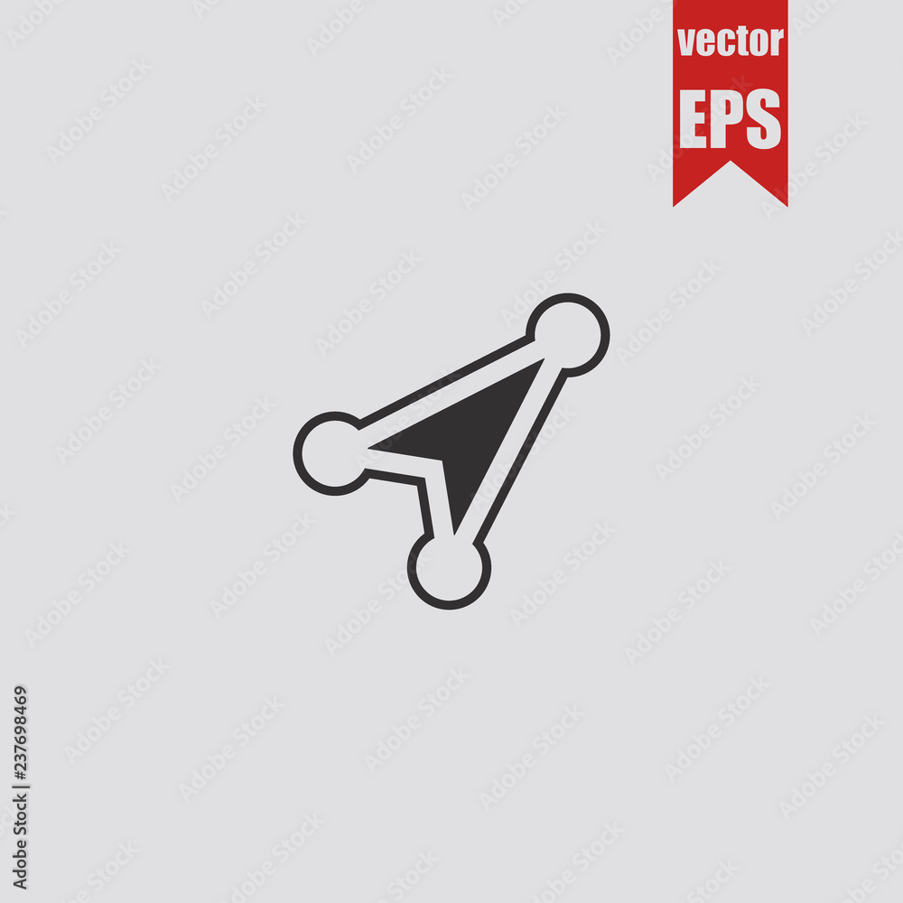 Compass icon.Vector illustration. Compass icon.Vector illustration.