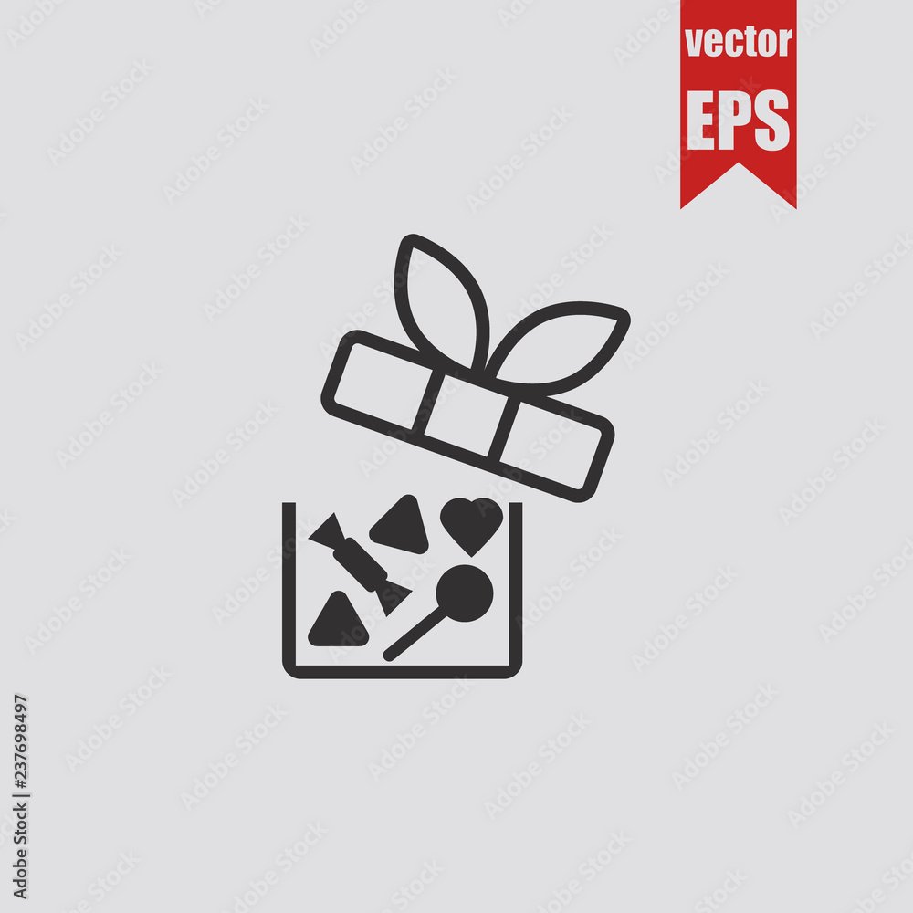 Gift icon.Vector illustration. Gift icon.Vector illustration.