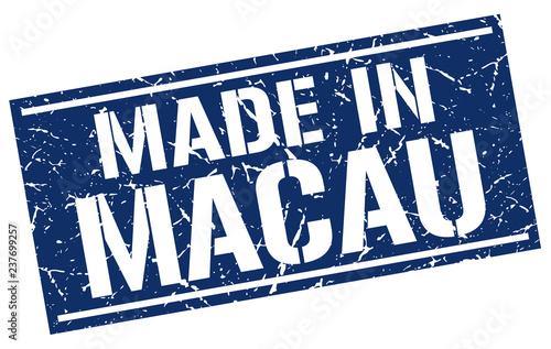 made in Macau stamp