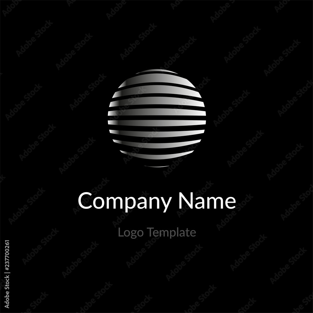 Abstract logo template. Vector illustration for design Abstract logo template. Vector illustration for design