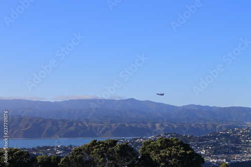 Take off at Wellington Airport