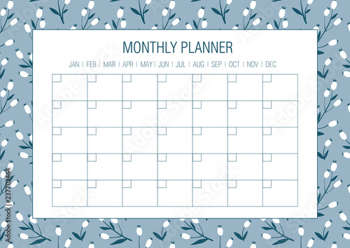 Monthly Planer Template