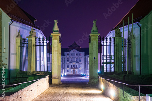 Obraz na płótnie Castle - Schloss Hirschberg - Bavaria w salonie