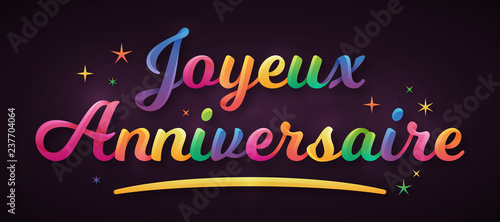 Joyeux Anniversaire
