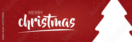 Seasonal re banner with christmas greetings 