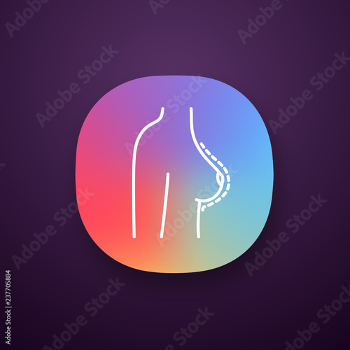 Breast augmentation app icon