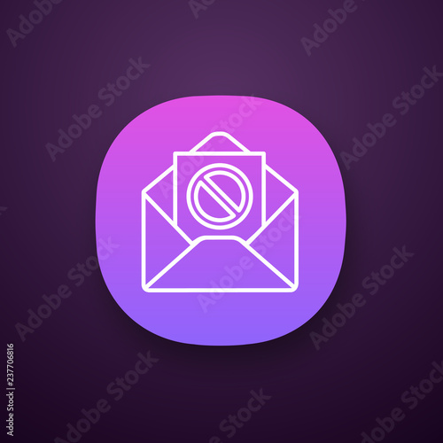 Protest action email notification app icon
