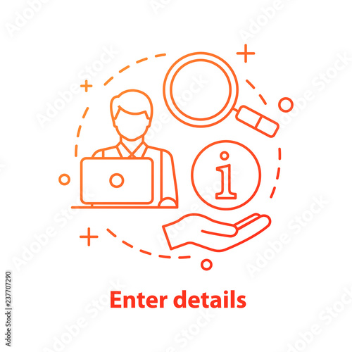 Customer support concept icon