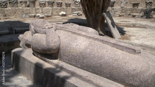 Tomb of French King Louis IX, canonized as Saint Louis for leading the 8th crusade, at the Acropolium in Tunis, Tunisia, North Africa. photo