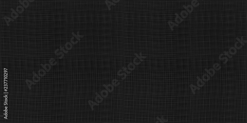 Vector Seamless Pattern: Black Fabric Texture, Textile Background.