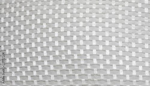 White textile surface. Home interior decor.