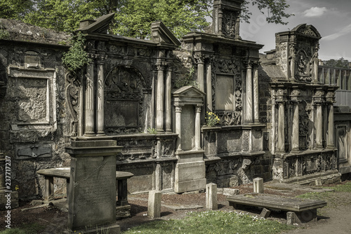 Greyfriars kirkyard in Edinburgh photo