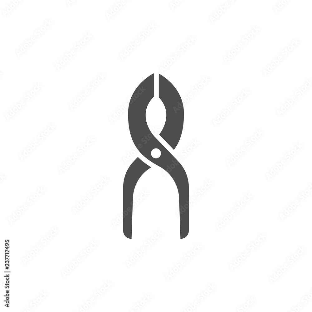 Pincers Vector İcon Pincers Vector İcon