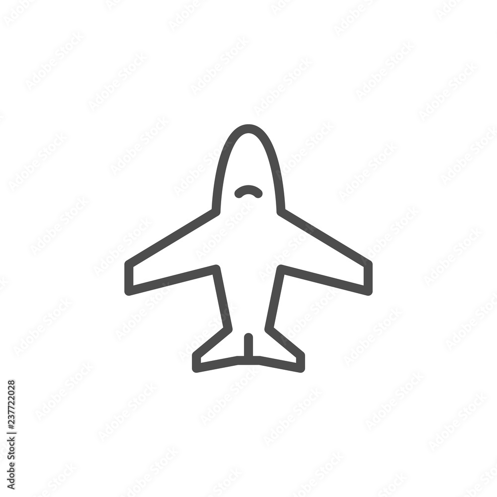 Plane line icon Plane line icon