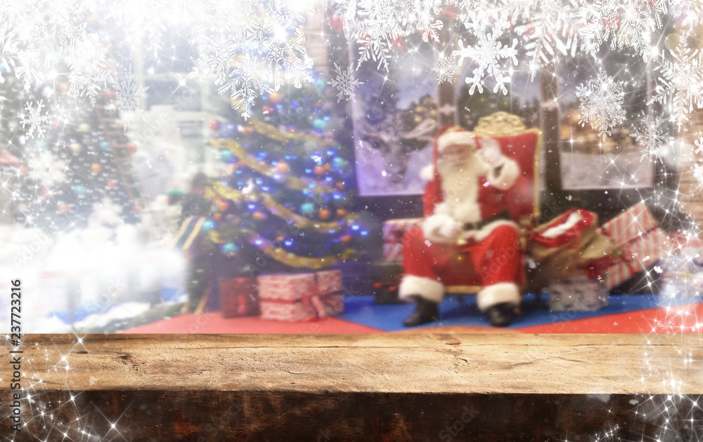 Christmas background table Christmas background table
