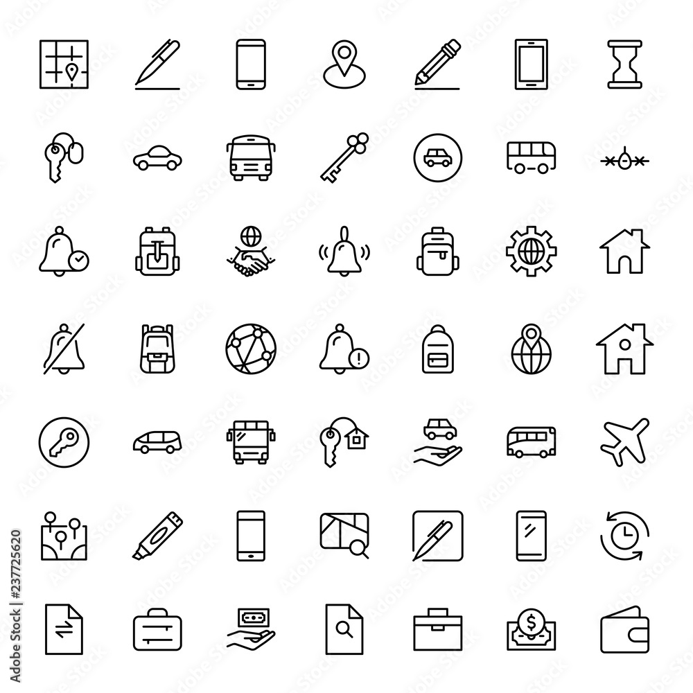 Fototapeta premium Hotel service icon