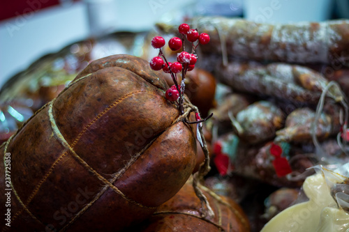 Nduja is a particularly spicy, spreadable pork salumi from Calabria, Italy