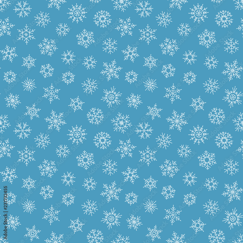Christmas seamless doodle pattern Christmas seamless doodle pattern