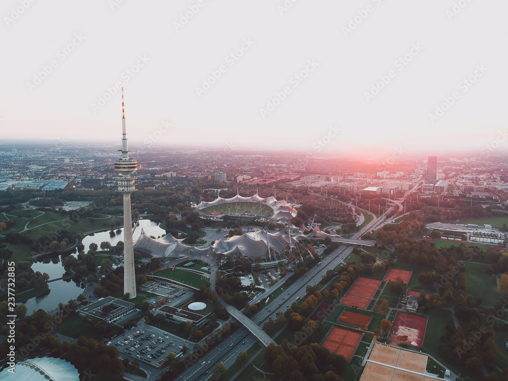 Olympic park in Munich, Germany