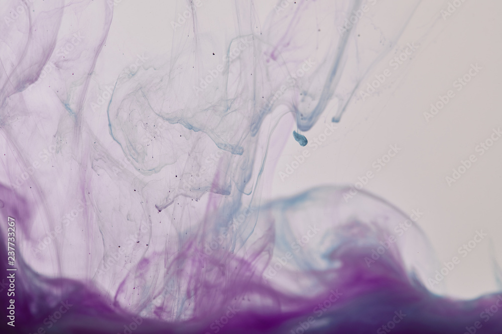 Fototapeta premium abstract texture with purple and blue swirls of paint