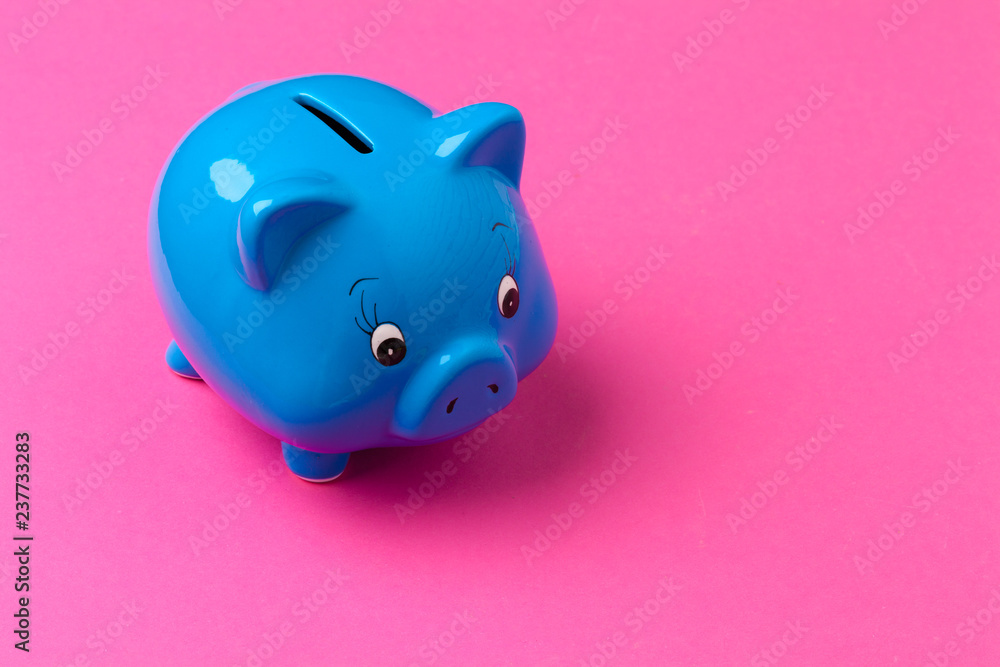 piggy bank on color background piggy bank on color background